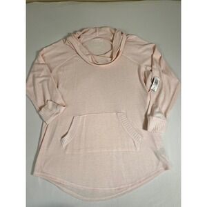 NWT Torrid Women's Pink Super Soft Plush Cowl Neck Pullover Top Sweater 3X 22/24